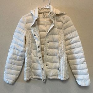 32 Degrees White Puffer Jacket